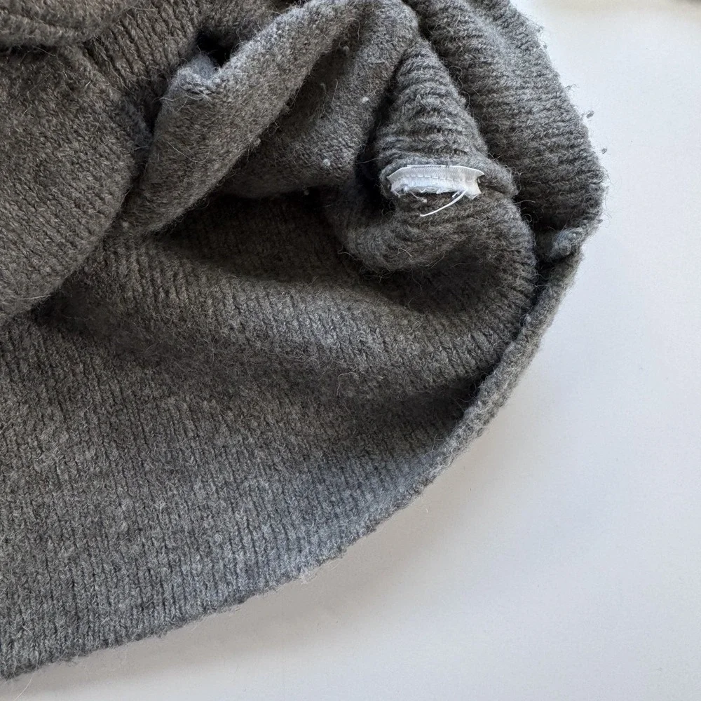 J CREW‎ Cocoon Sweater-Blazer Knit Cardigan Womens Medium Shawl Collar Pockets